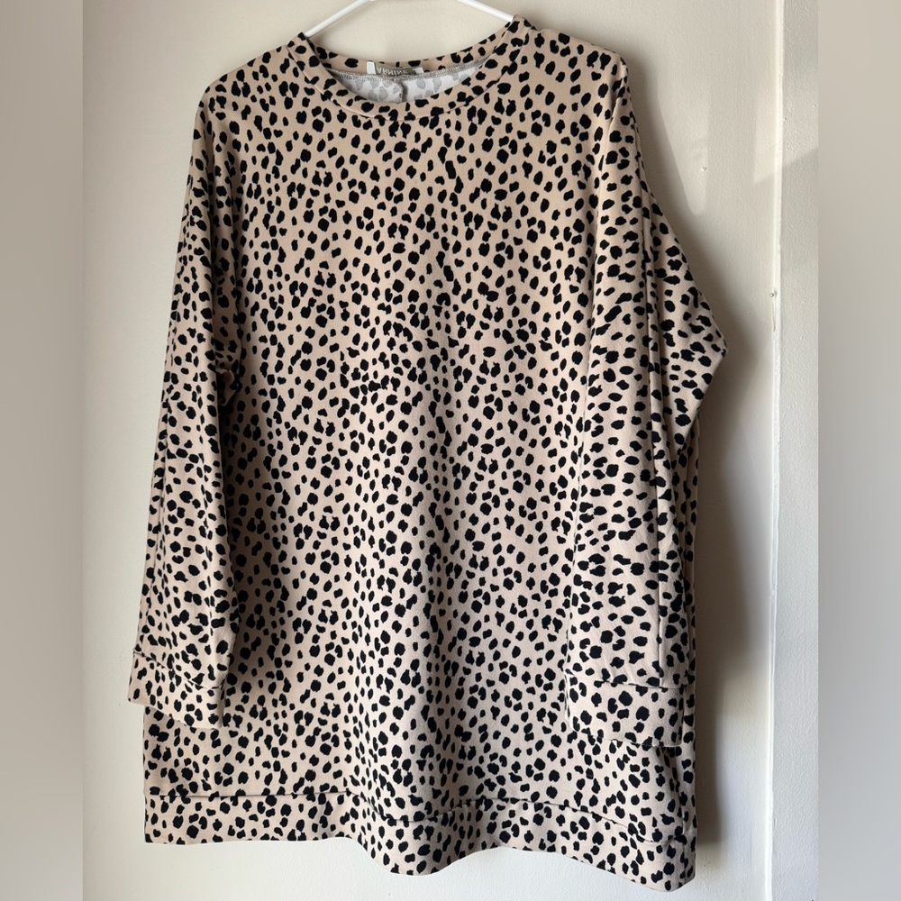 Armine Leopard Print Women's Cardigan